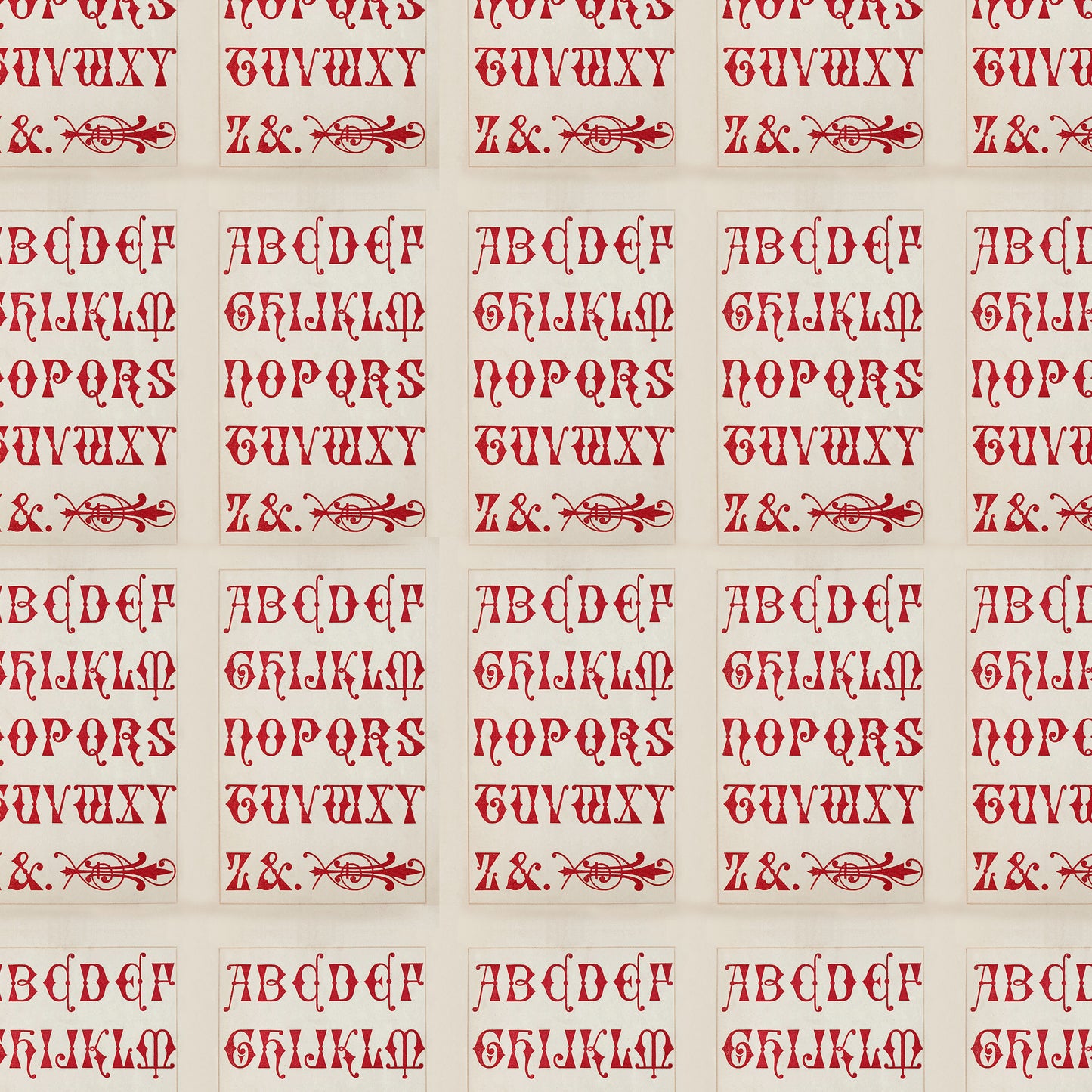 Red – Typography by Tim Holtz Palette Red for Free Spirit
