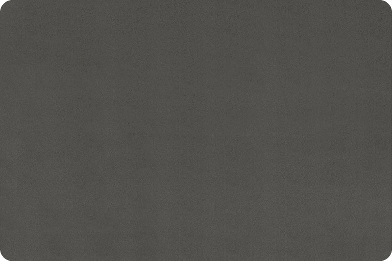 Extra Wide Solid Cuddle Minky 3mm 88/90" Ash
