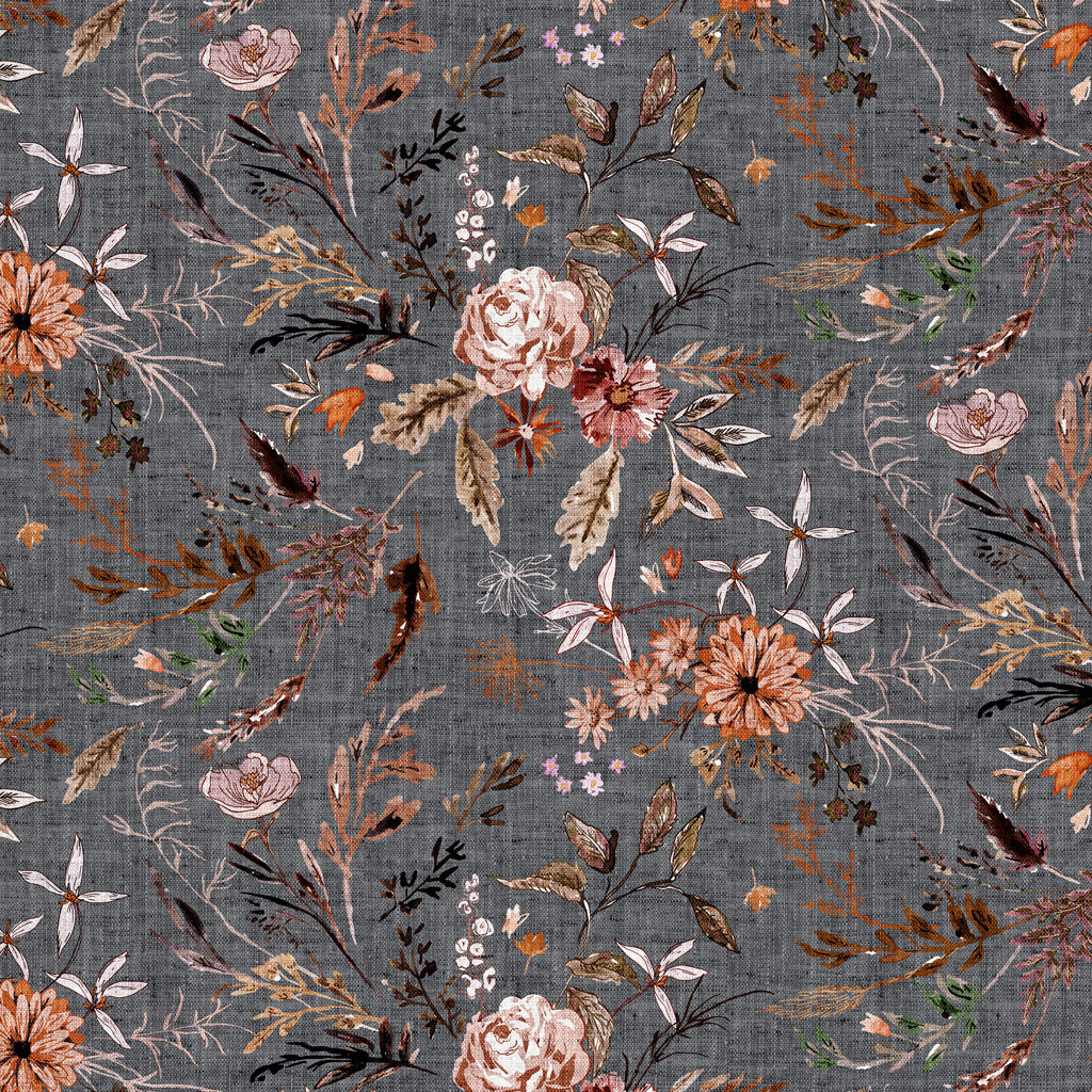 Delilah Serendipity Y3691-7 Dark Gray by Ester Fallon Lau for Clothworks