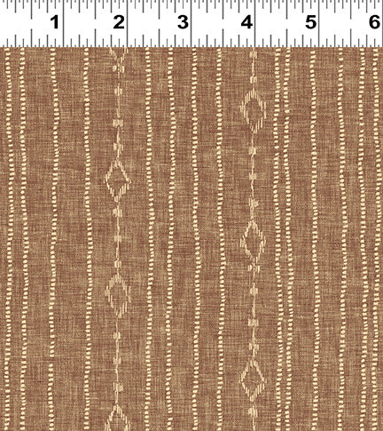 Delilah Woven Y3694-66 Dark Caramel by Ester Fallon Lau for Clothworks