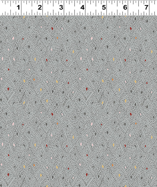 Delilah Jewels Y3695-6 Gray by Ester Fallon Lau for Clothworks