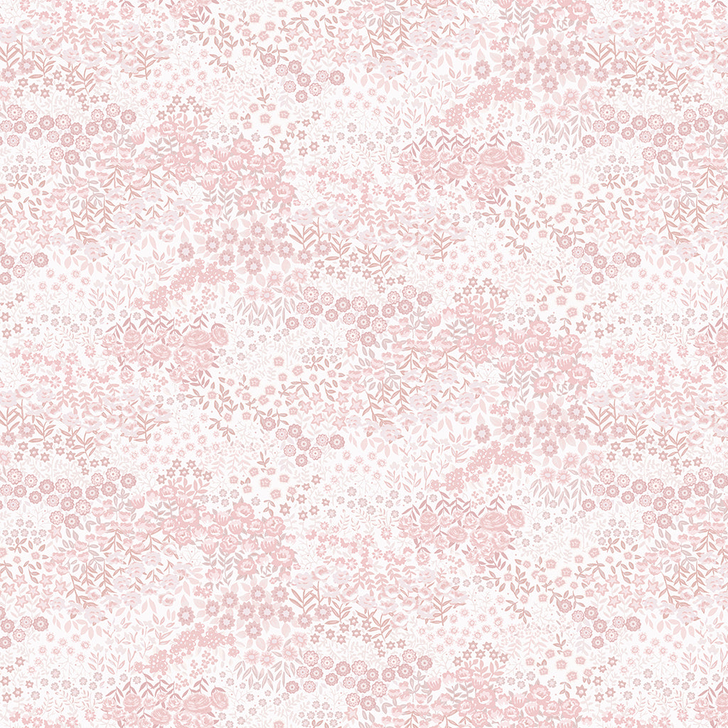 Audrey Flowering Hills Y4309-41 Light Pink by Clothworks