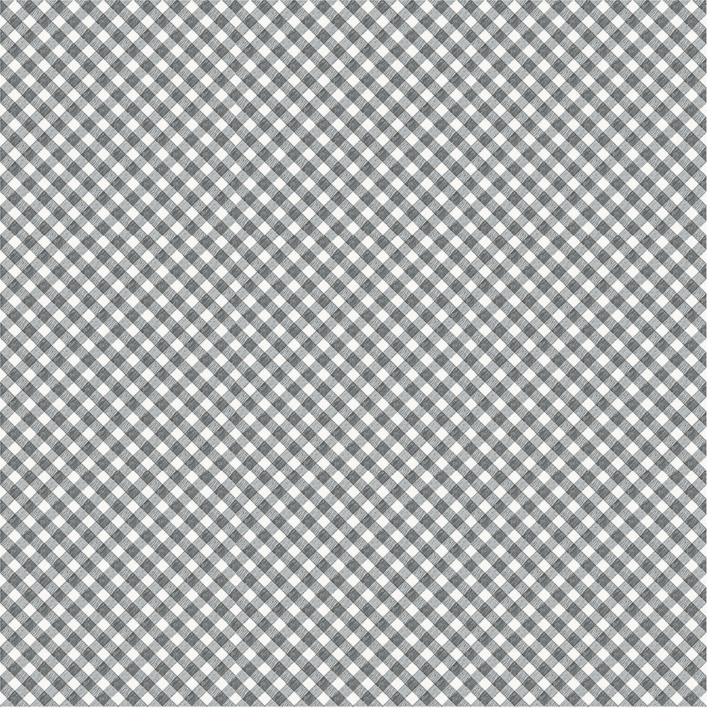 Fat Quarter Audrey Diagonal Plaid Y4310-7 Dark Gray by Clothworks