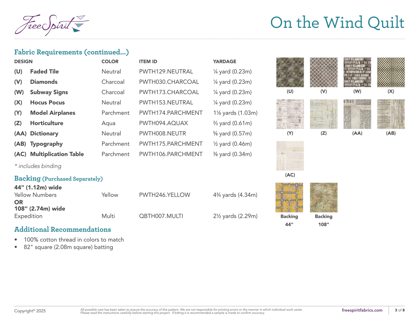 On the Wind Quilt Pattern - Featuring Yellow Palette by Tim Holtz Free Download