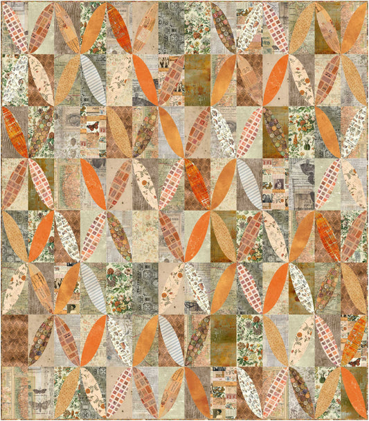 Burnished Quilt Pattern - Tim Holtz