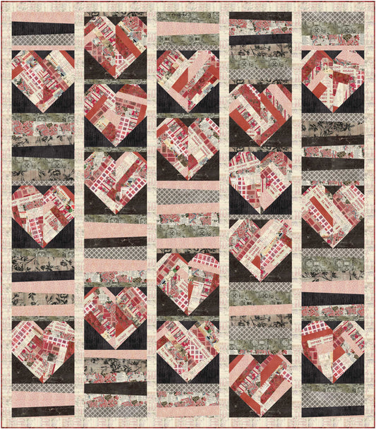 Country Hearts - Featuring Red Palette by Tim Holtz