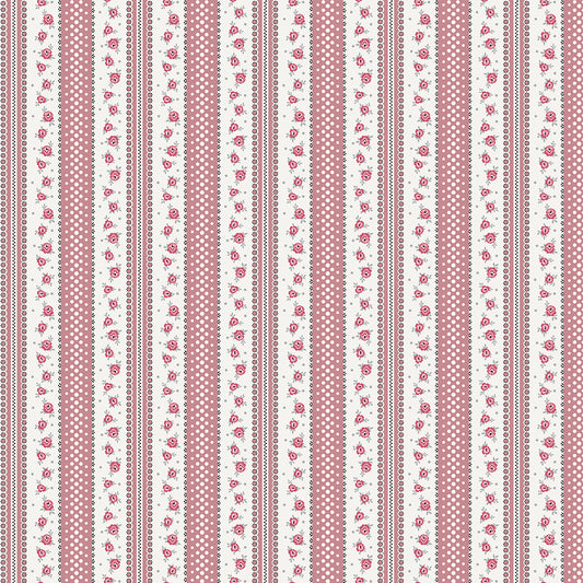 Audrey Rose Stripe Y4308-42 Pink by Clothworks