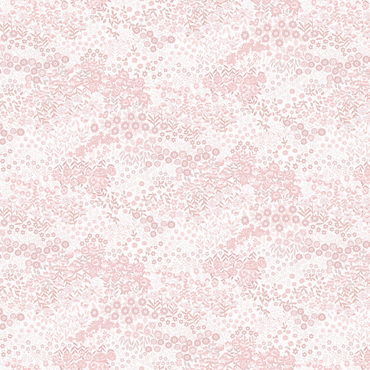 Audrey Flowering Hills Y4309-41 Light Pink by Clothworks