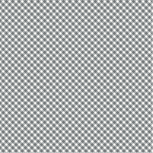 Audrey Diagonal Plaid Y4310-7 Dark Gray by Clothworks